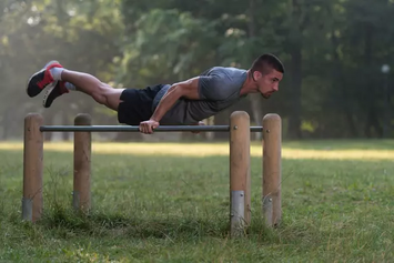 Création d'un parcours sportif au parc de la Garenne à Montjean