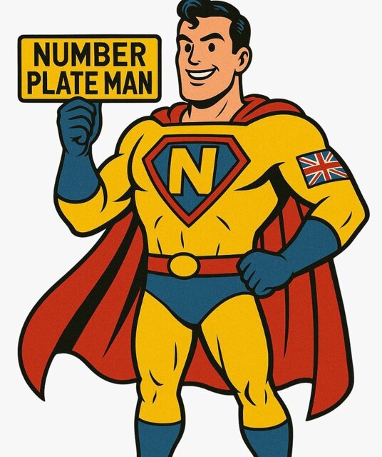 avatar Number Plate Man